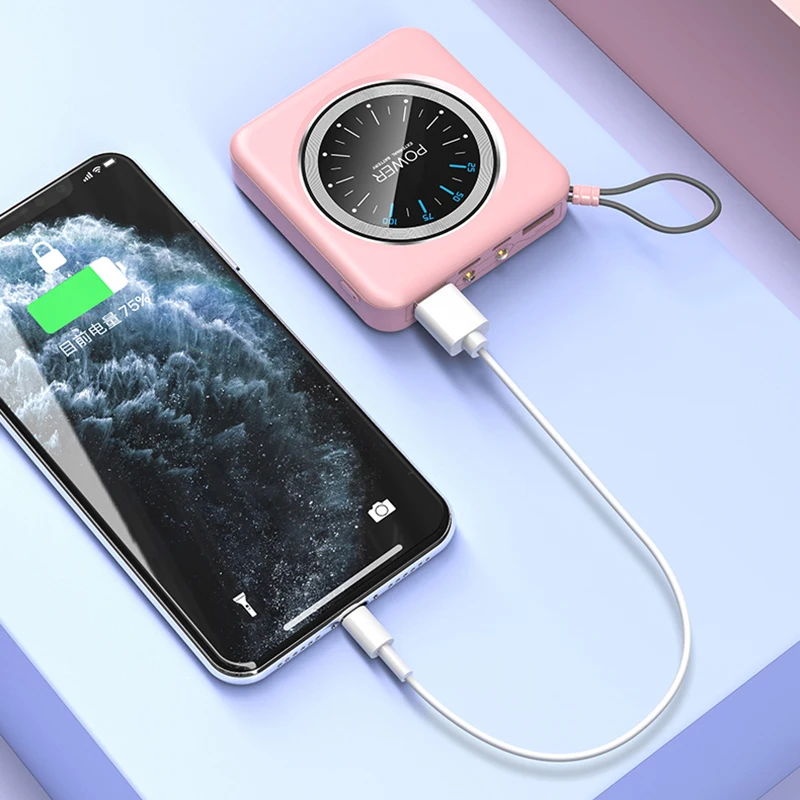 Mini Power Bank Macaron Color Portable External Battery Charger 50000mah for Xiaomi Mi Iphone Two-way Quick Charge Powerbank powerbank 40000mah