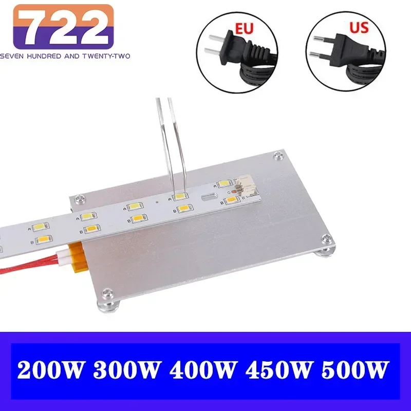 Soldering Station Soldering Tool Welding Tool Desoldering Station Ptc Heating Plate Soldering Station Demolition Hot Plate Chip Aluminum Desoldering BGA LED Lamp Remover Welding Station