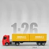 Double E663 Remote-controlled Flatbed Trailer Excavator Set Engineering Toy Car Boy And Girl Birthday Gift 4