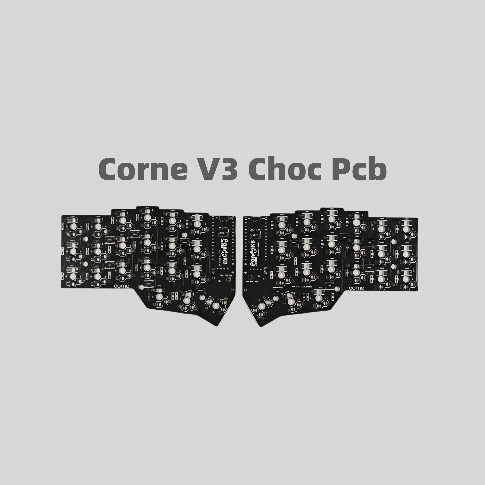 Corne V3 Choc ロープロファイル分割キーボード PCB Kailh Choc