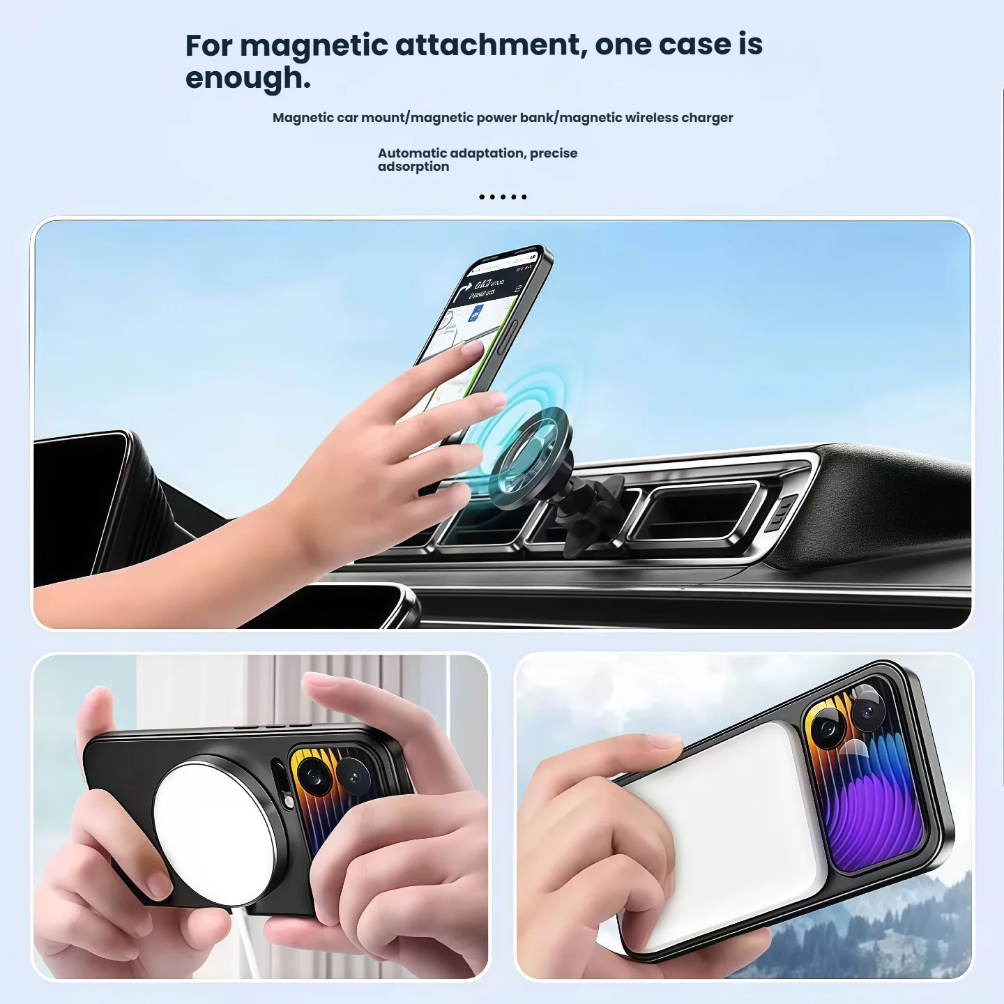 Sleek Frosted Magnetic Stand Anti-Drop Phone Case - Protective Cover