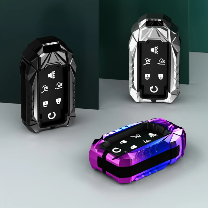 Portachiavi in lega per auto custodia per telecomando portachiavi per GMC Yukon XL Sierra Terrain Acadia per Chevrolet Tahoe 2015 - 2020 11 Portachiavi in lega per auto custodia per telecomando portachiavi per GMC Yukon XL Sierra Terrain Acadia per Chevrolet Tahoe 2015 - 2020 - S88a57794b4924e3fad367b152e2b984aD