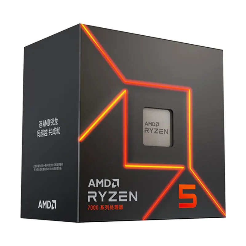 Amd Ryzen 5 7600 Processore Cpu Per Computer Originale Ryzen 6 Core 12 Thread 5.1Ghz Zen4 5Nm 65W Am5 Pc Gamer Processador Ryzen 7600