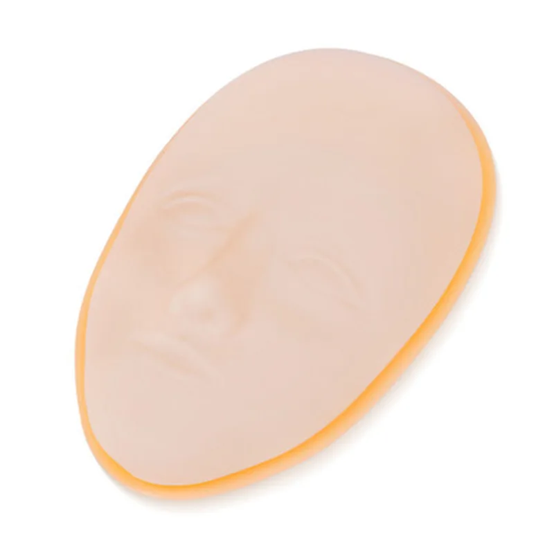 

Hot 5D Facial Tattoo Training Head Silicone Practice Permanent Makeup Lip Eyebrow Tattoo Skin Mannequin Doll Face Head