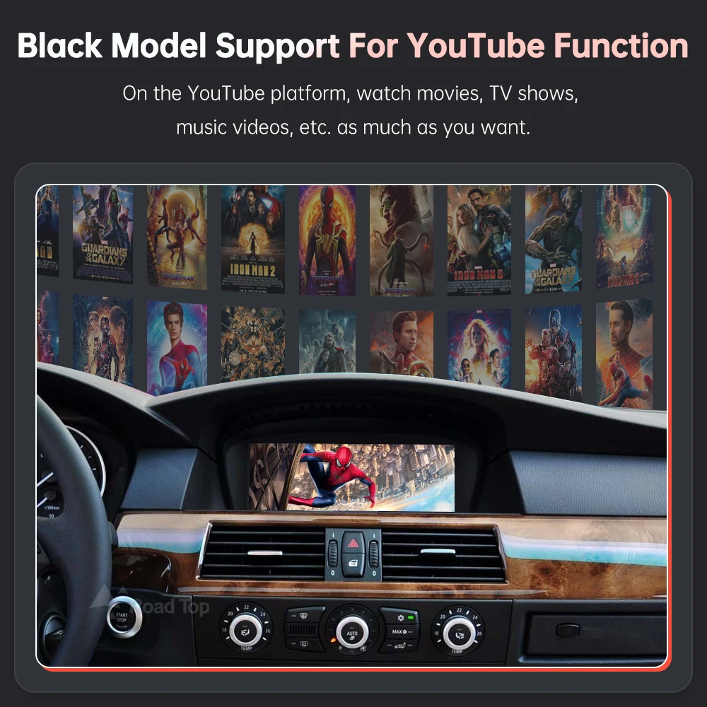 Wireless CarPlay for BMW 3 Series E90 E91 E92 E93 5 Series E60 E61 2008-2013 Android Auto MirrorLink AirPlay Car Play Functions - 5