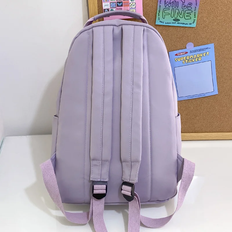 Fashion New Ladies Student Backpack Cool Women Laptop Book Bag Trendy Cute Female College Backpack Girl Travel Kawaii School Bag