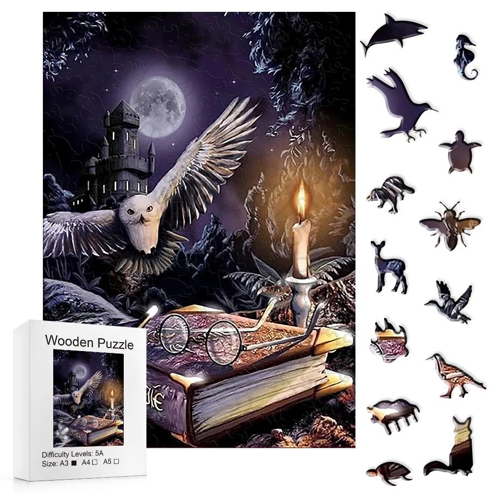 The End of the World Puzzle Eagle Wooden Puzzle Personalized 3D Adult and Children's Gifts Education Children's Toys