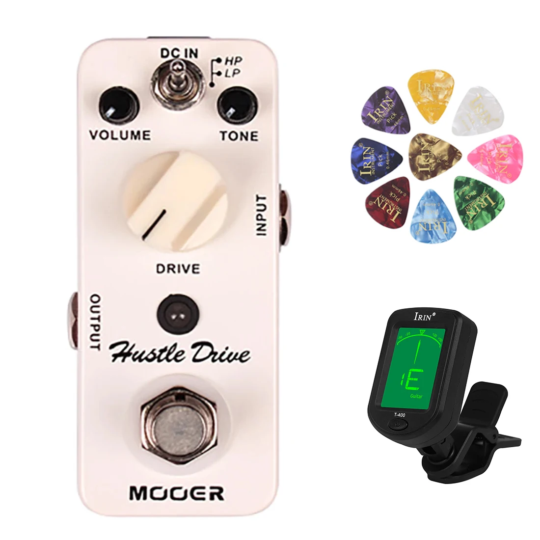 

MOOER Hustle Drive Distortion Effect Guitar Pedal 2 Working Modes(HP/LP) Micro Guitar Pedal Tube-like Drive Sound Guitar Part