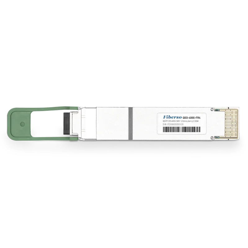 Fiberso QSFP-DD 400GBASE FR4 Module PAM4 1310nm 2Km SM Fiber Optical Transceiver for data center 400g dr4 qsfp dd pam4 1310nm 500m dom mtp mpo 12 smf 400gbase optical transceiver module 400g qsfp