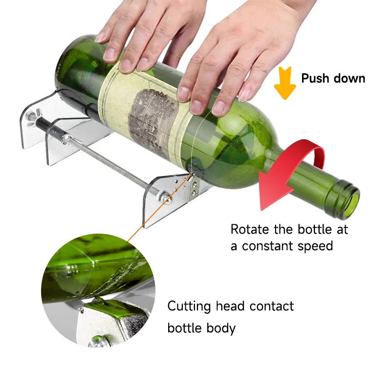 Premium Glass Bottle Cutter Tool for DIY Crafts and Projects