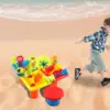 25Pcs Kids Sand And Water Activity Table Sensory Play Table Kids with Accessories For Outdoor Beach Pirate Ship Child Play Table 4