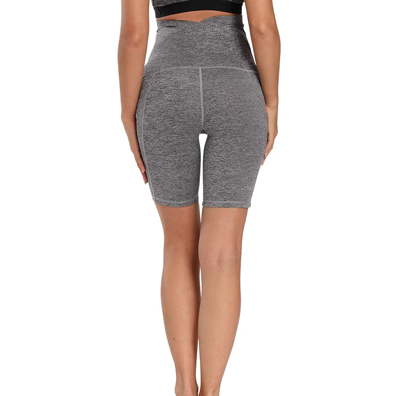 Summer Maternity Leggings Woman Mini Yoga Fitness Sports High Waist Belly Pregnant Pants Slim Shorts 1PC pregnant shorts
