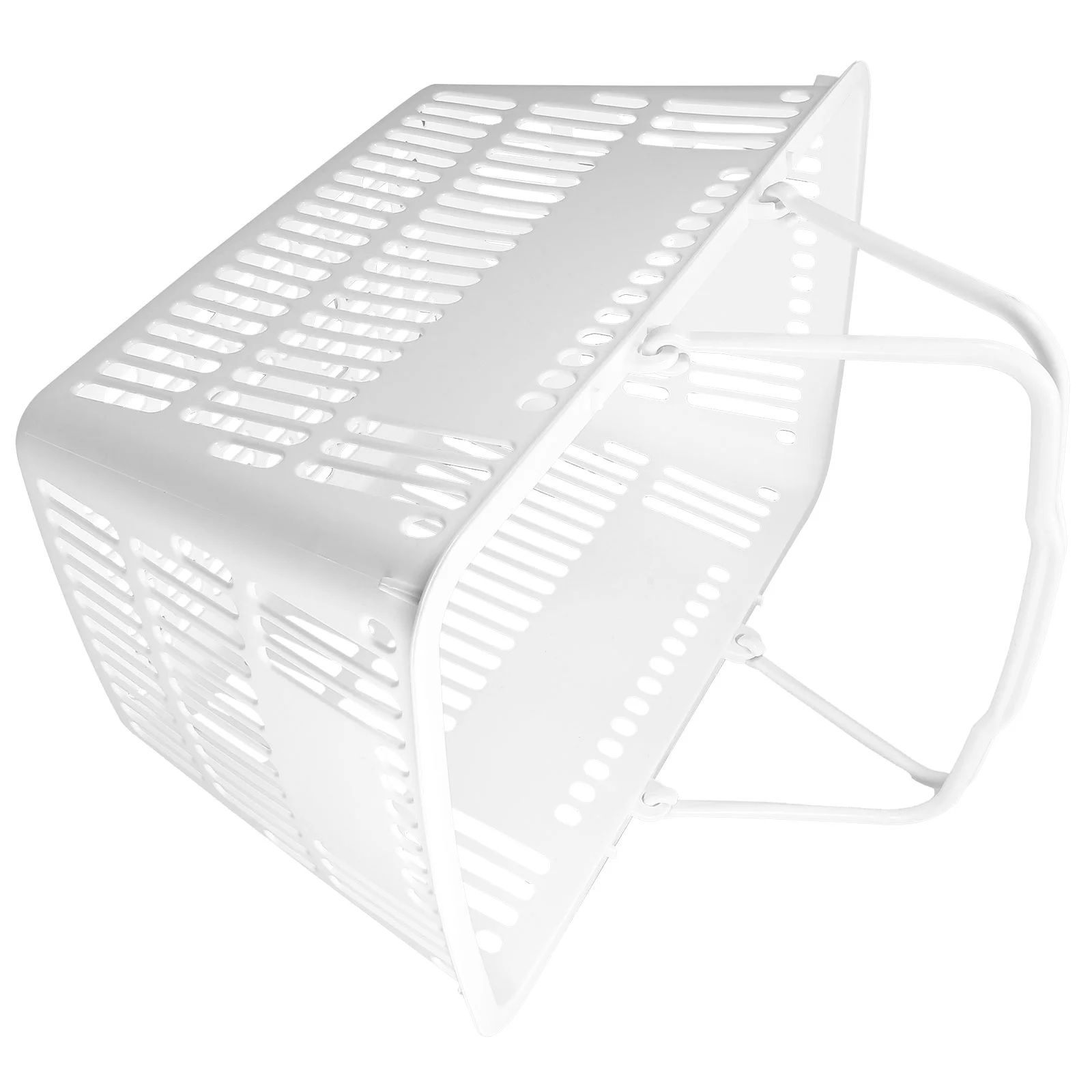 

Small Household Supermarket Shopping Basket Storage Bins Plastic Sundries Baskets with Handles