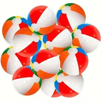 10Pcs Inflatable Beach Ball Colorful Balloons Swimming Pool Party Water Game Balloons Beach Sports Shower Ball Fun Toys for Kids 1
