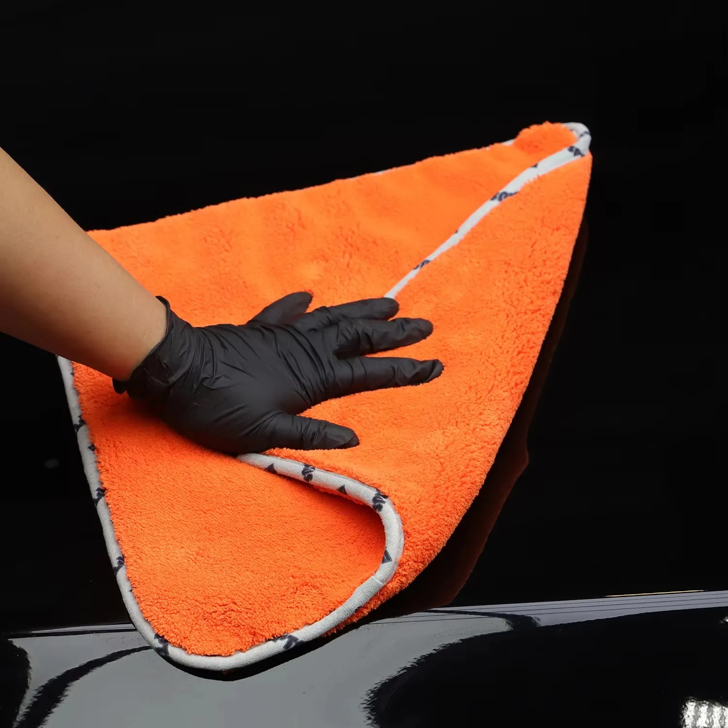 SPTA 1Pc 1200 GSM Car Wash Microfiber Towel Cleaning Cloth Ultra-Thick 16'' x 16'' for Cars Drying Home Polishing Detailing microfiber towel,cleaning cloth,microfiber cleaning cloths,microfiber car towel,microfiber towels,fiber towel,microfiber washing towel,car drying towel,drying cloth