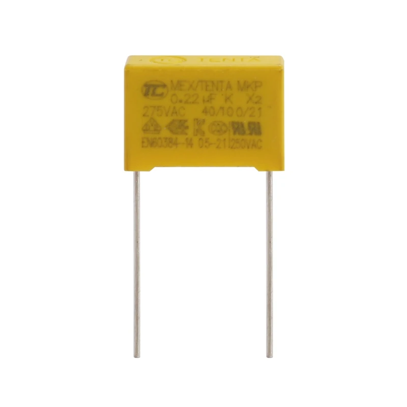 Polypropylene Capacitors 10 Pcs AC 275V 0.22Uf Polypropylene Film Safety Capacitors MPX