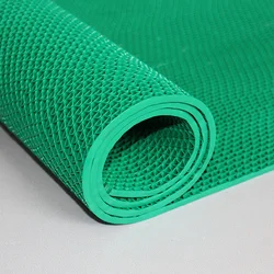 Enhanced Anti - Slip Drainage Bathroom Mat for Versatile Indoor and Outdoor Use (Green)