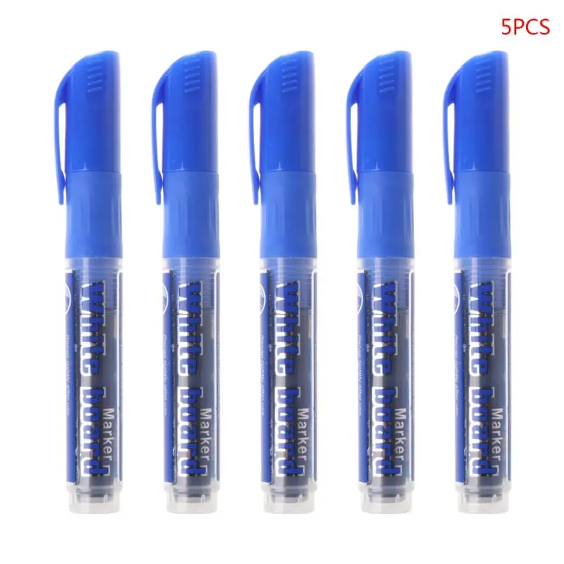 지울 수 있는 화이트보드 마커 펜 Dry-Erase Sign 잉크 리필 가능 사무실 학교 Suppl QXNF