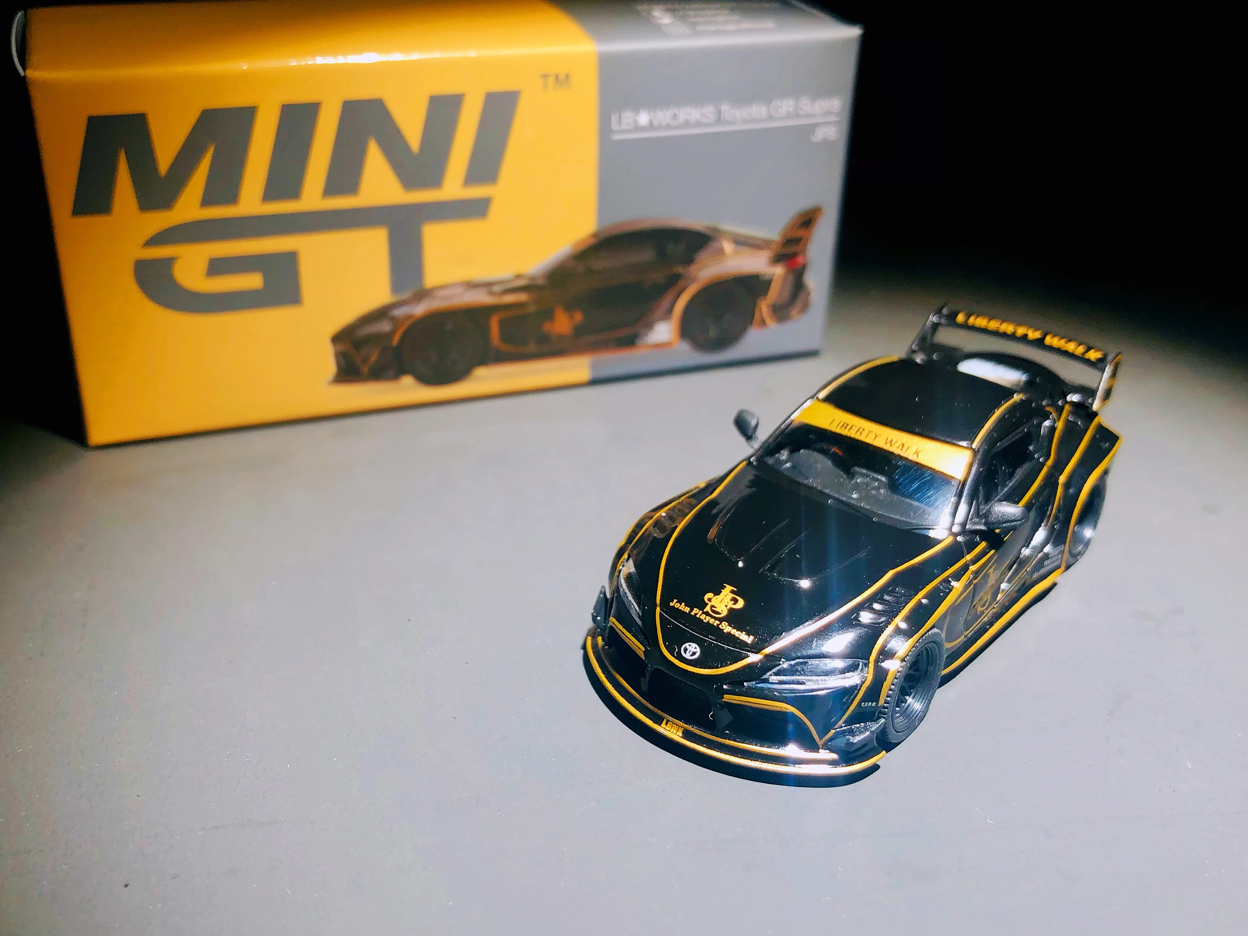 Minigt 1/64 325 Toyota Gr Supra Jps 