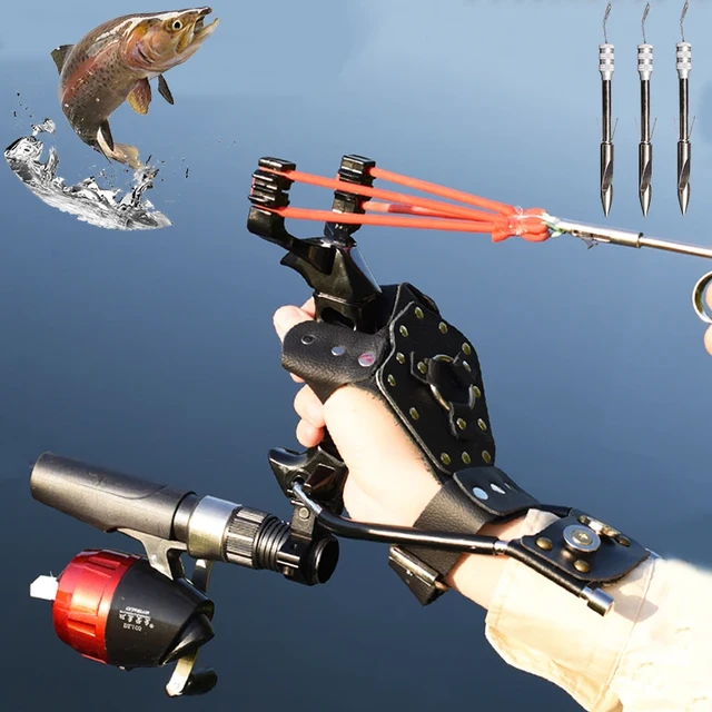 Professional Fishing Slingshot Set with Fishing Reel and Darts Catapult  Used for Outdoor Sport Hunting Shooting Game Accessories - AliExpress
