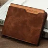 Luxury Men's Wallet PU Leather Card Holders Wallets for Male Short Men Purse Portable Foldable Vintage Billfold Billetera Hombre 1