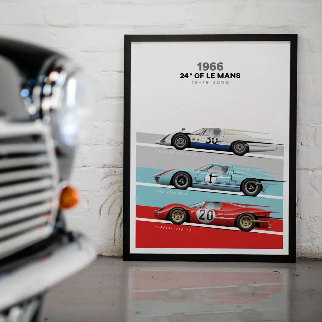 Póster de coches Vintage de dibujos animados F1, decoración de pista de  circuito de carreras de motos, arte de pared, decoración de habitación de  corredor, carteles estéticos - AliExpress