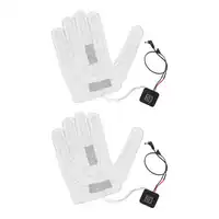 Heating 2 PCS Electric Heating Sheet 3 Gears Adjustable Heating Film Replacement DC Electric Heater Pads for Heating Gloves 2