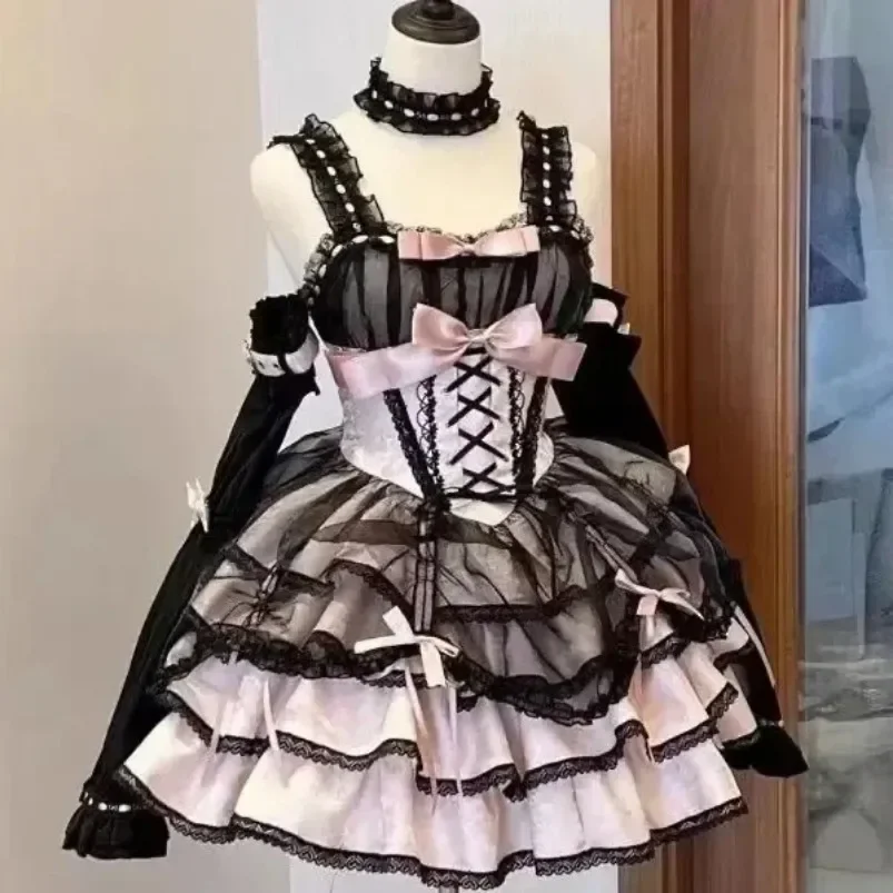 LEST ROSE　姫ロリ　ゴスロリ　ゴシック　y2k coquette 00s y2k 00s coquetteフェアリー 姫ギャルロリ 平成 個性 原宿 猫柄