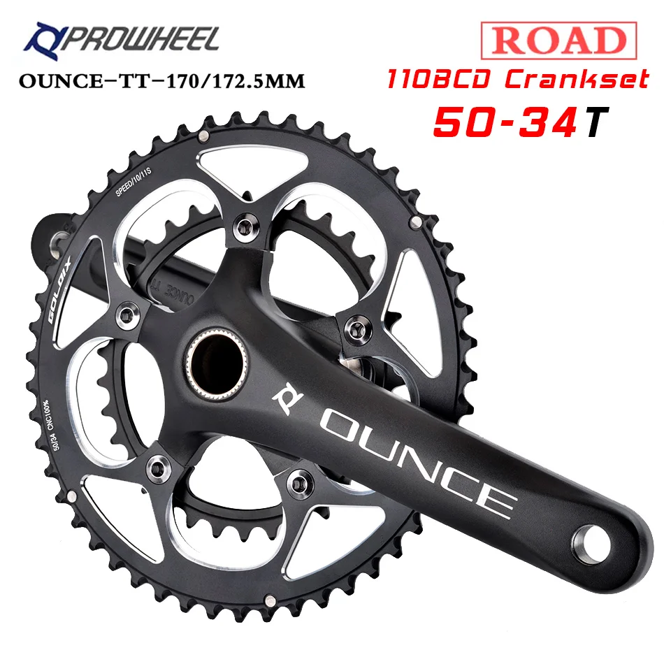 PROWHEEL OUNCE   ũũ Ʈ 110BCD 40-58T ü  170/172.5mm  ˷̴ ձ  ũũ  ȣȯ ø