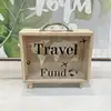Money Saving Box Coin Saver Wooden Money Bank With Clear Window Reusable Cash Savings Case For Couples Friends Partners Children 1