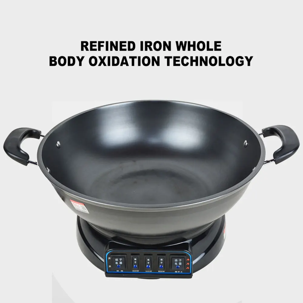 32CM Multifunctional Electric Cooker Heating Pan Stainless Steel Liner Hotpot Pasta Noodles Cooking Soup Pot Eggs Rice Steamer