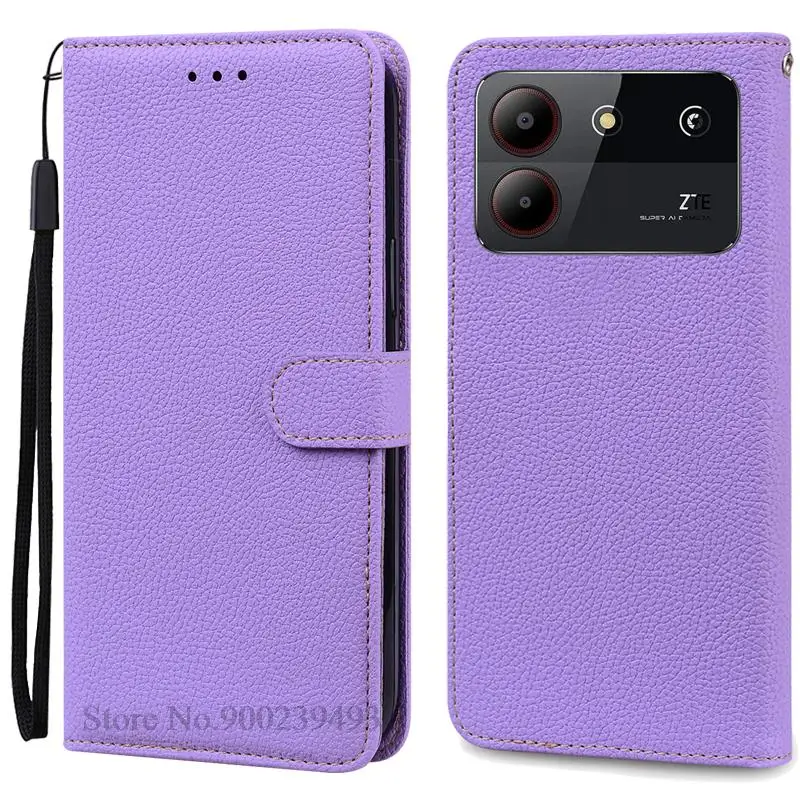 Elegant Leather Wallet Flip Case - Premium Phone Cover with Bumper Protection