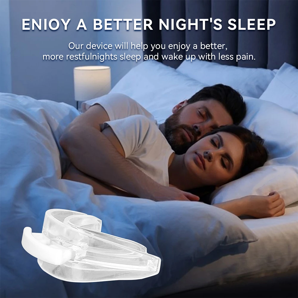 Anti Snoring Tooth Brace Adjustable Anti Snoring Mouth Guard Easy Breathe Improve Sleeping Aid Apnea Mouthpiece To Stop Snoring 3
