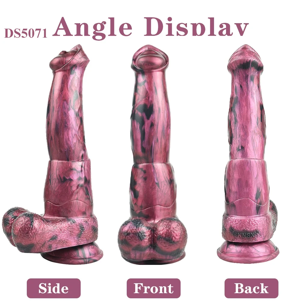 Silicone fantasia lobo dildo 2.95 Polegada de espessura nó butt plug massager da próstata homens brinquedo do sexo anal para as mulheres estimulador vaginal