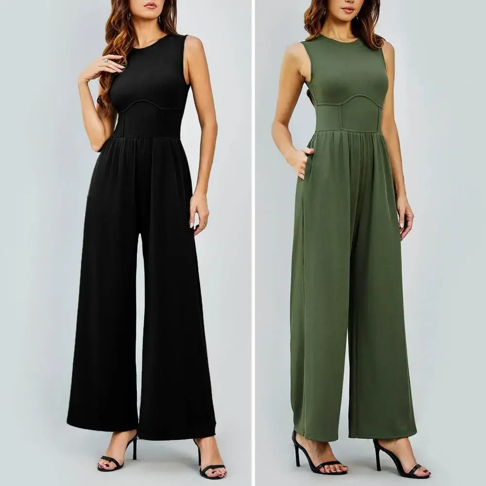 Women’s Viral Jumpsuit – Sleek Wide-Leg Tummy Control Women’s Viral Jumpsuit