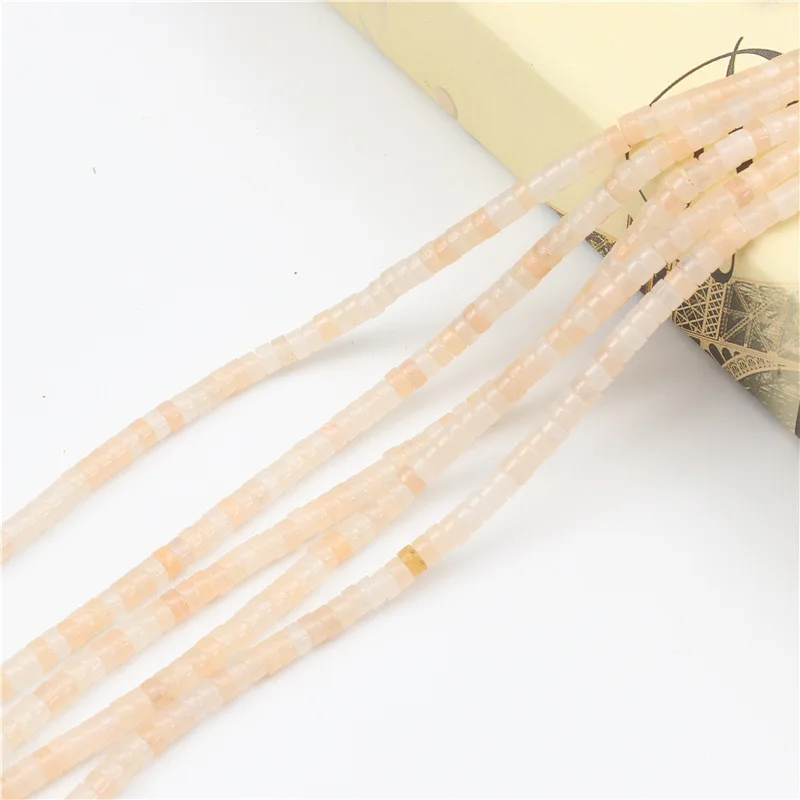 

2x4mm Pink Aventurine Loose Beads Small Size Abacus Beads For Jewelry Making DIY Bracelet Necklace 15'' Wholesale