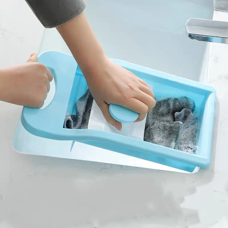 Biancheria Intima Mini Washboard Vestiti Per Bambini Calzino Lavaggio A Mano Portatile Lavanderia Antiscivolo Comodo Washboard Personale