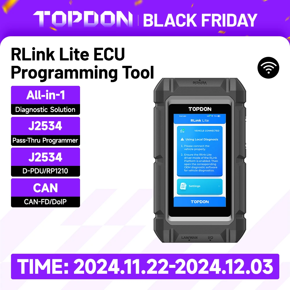 TOPDON RLink Lite E-cu Programer Programming Tool OE-LEVEL Diagnostic Auto