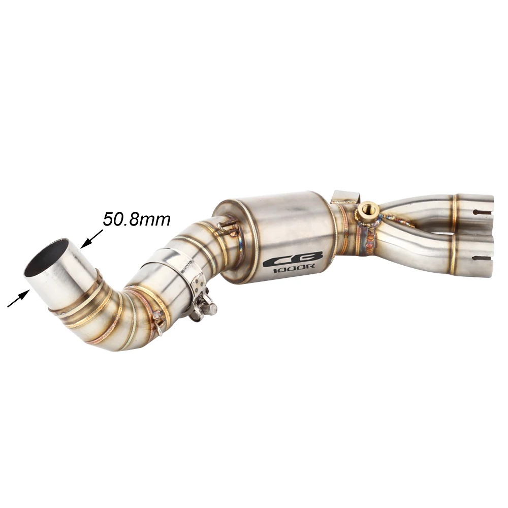For Honda CB1000R 2008 to 2016 CB 1000R CB1000 CB 1000 Escape Motorcycle Exhaust Muffler Link Pipe 51MM Slip-on - Image 2