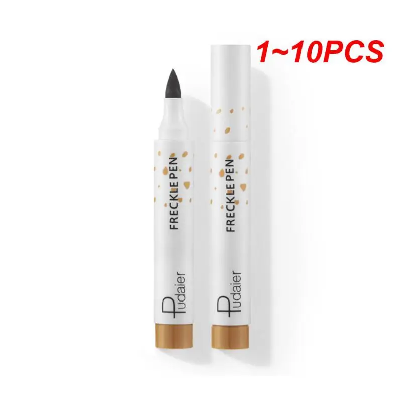 1~10PCS Natural Freckle Pen Long Lasting Waterproof Dot Spot Pen Create Effortless Sunkissed Makeup Soft Brown Freckle Make