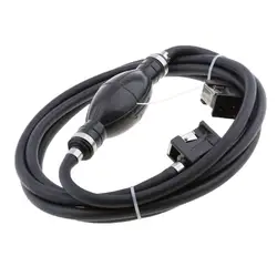 Marine Outboard Boat Fuel Hose Line with Primer Bulb for Yamaha - 6mm