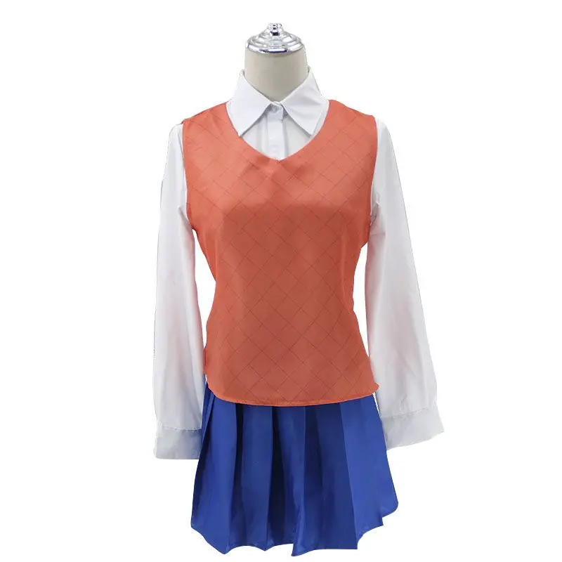 Compra online de Scione literatura clube monika anime cosplay traje sayori  yuri natsuki traje feminino uniforme escolar