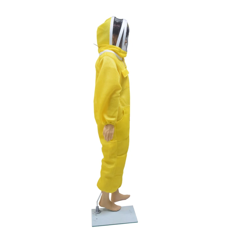 Professional Beekeeping Anti Bee Suit 3D Air Cotton Fabric Protective Clothing Bee Suit Removable Hat Ventilated
