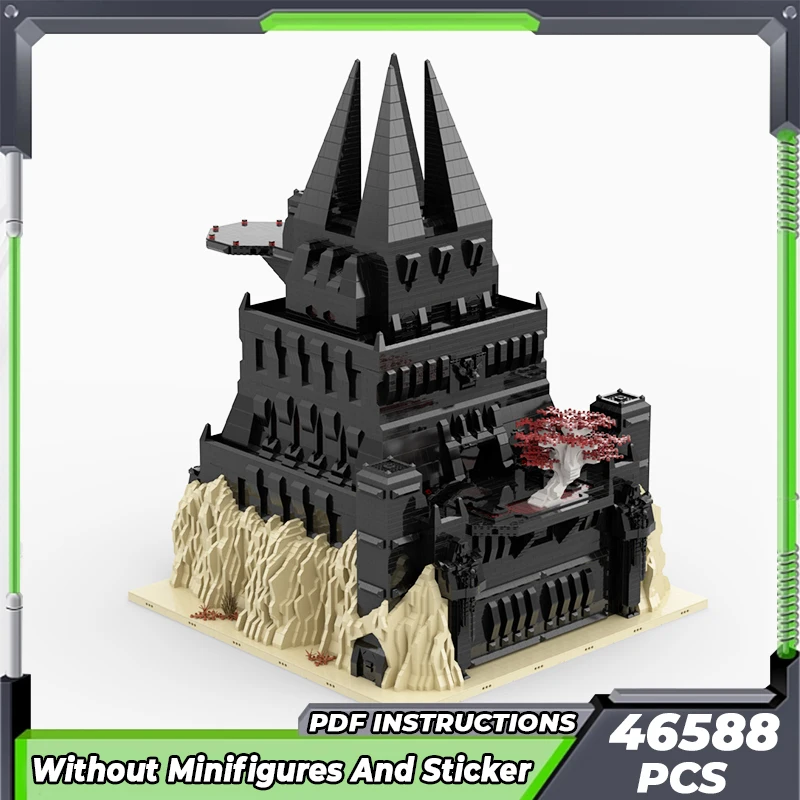 

Конструктор Moc, модель военной крепости, конструктор черного замка, модульные блоки, подарки, игрушки для детей, Наборы для творчества