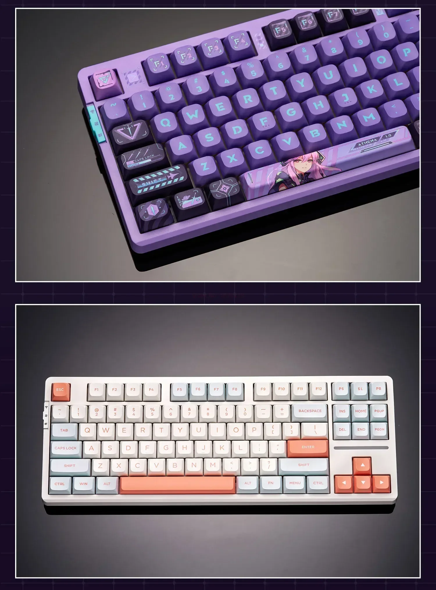 V87 Pro, 2.4G, Bluetooth, Com Fio, RGB,