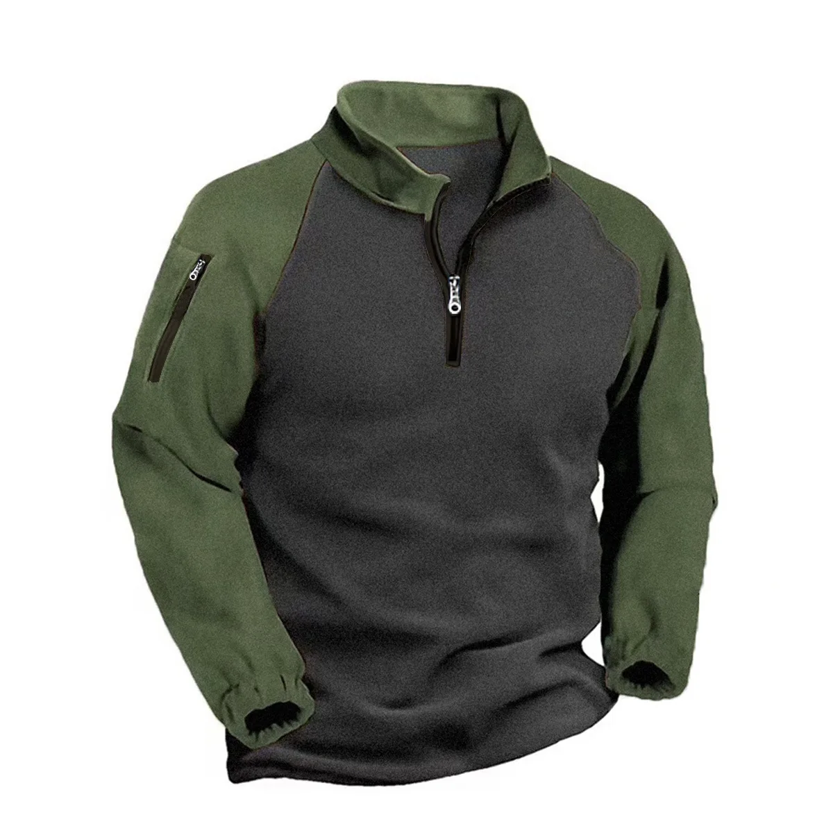 VogeLuxe | Men’s Tactical Multi Pocket Fleece Hoodie main image 0