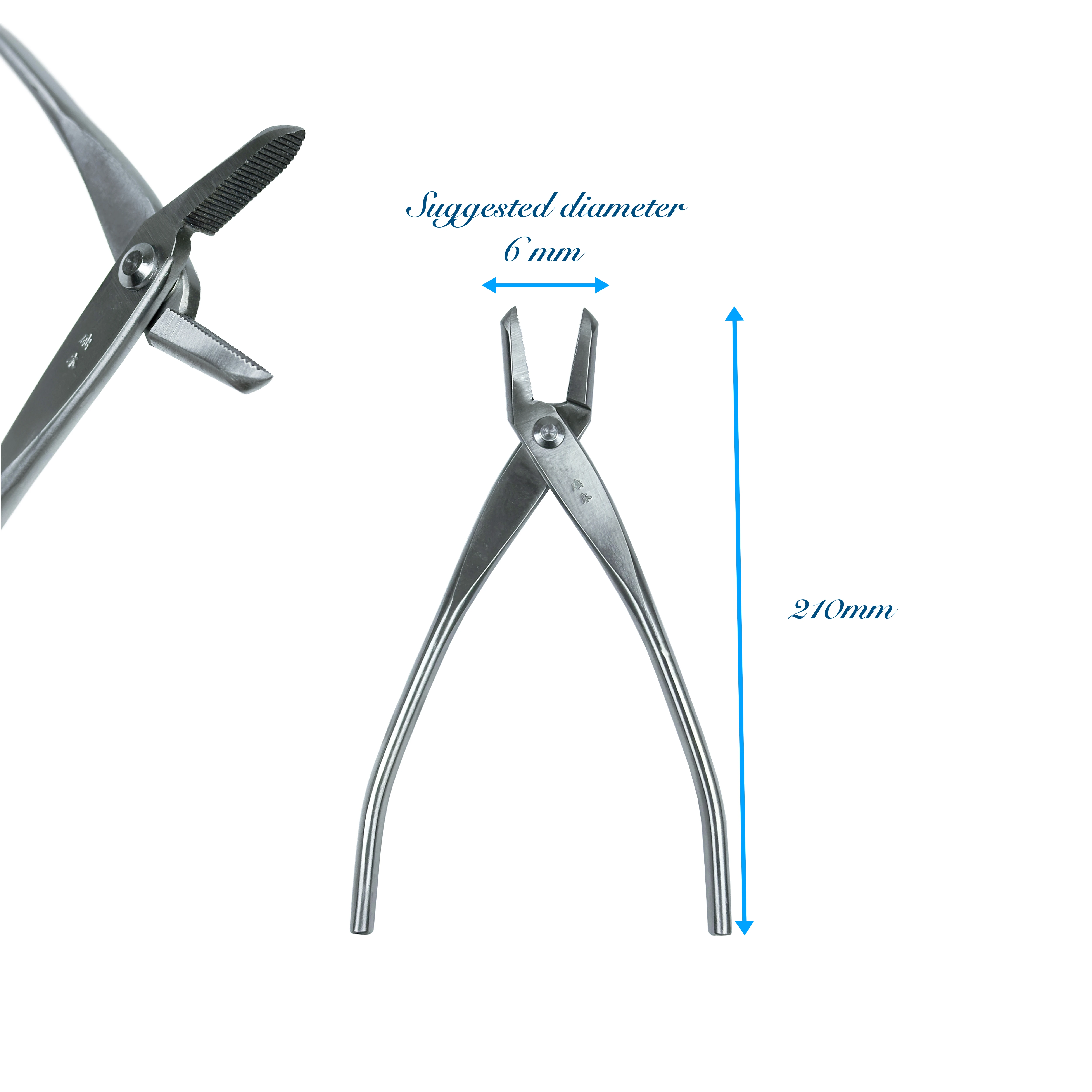 Garden Tools Bonsai Tool Jin Plier 210mm Stainless Steel Made