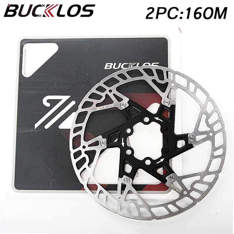 

BUCKLOS Bicycle Floating Rotor Heat Dissipation Bike Brake Disc Ultralight Bike Hydraulic Disc Brake Rotors 6bolt Road MTB Rotor