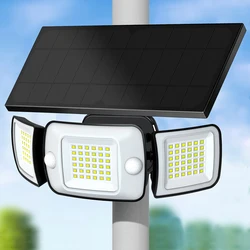 Enhanced Outdoor Solar Motion Sensor Light - Super Bright, Waterproof IP65 LED Wall Lamp for Garden, Yard, Path, or Garage (WHITE)