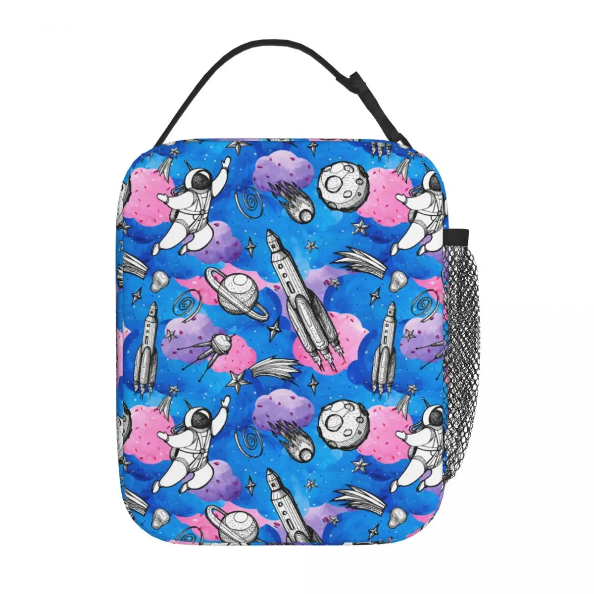 thumbnail image 1 of Bolsas térmicas para el almuerzo Yangshaomei diseño de astronauta misterioso bolsa de comida lonchera térmica, 1 of 4